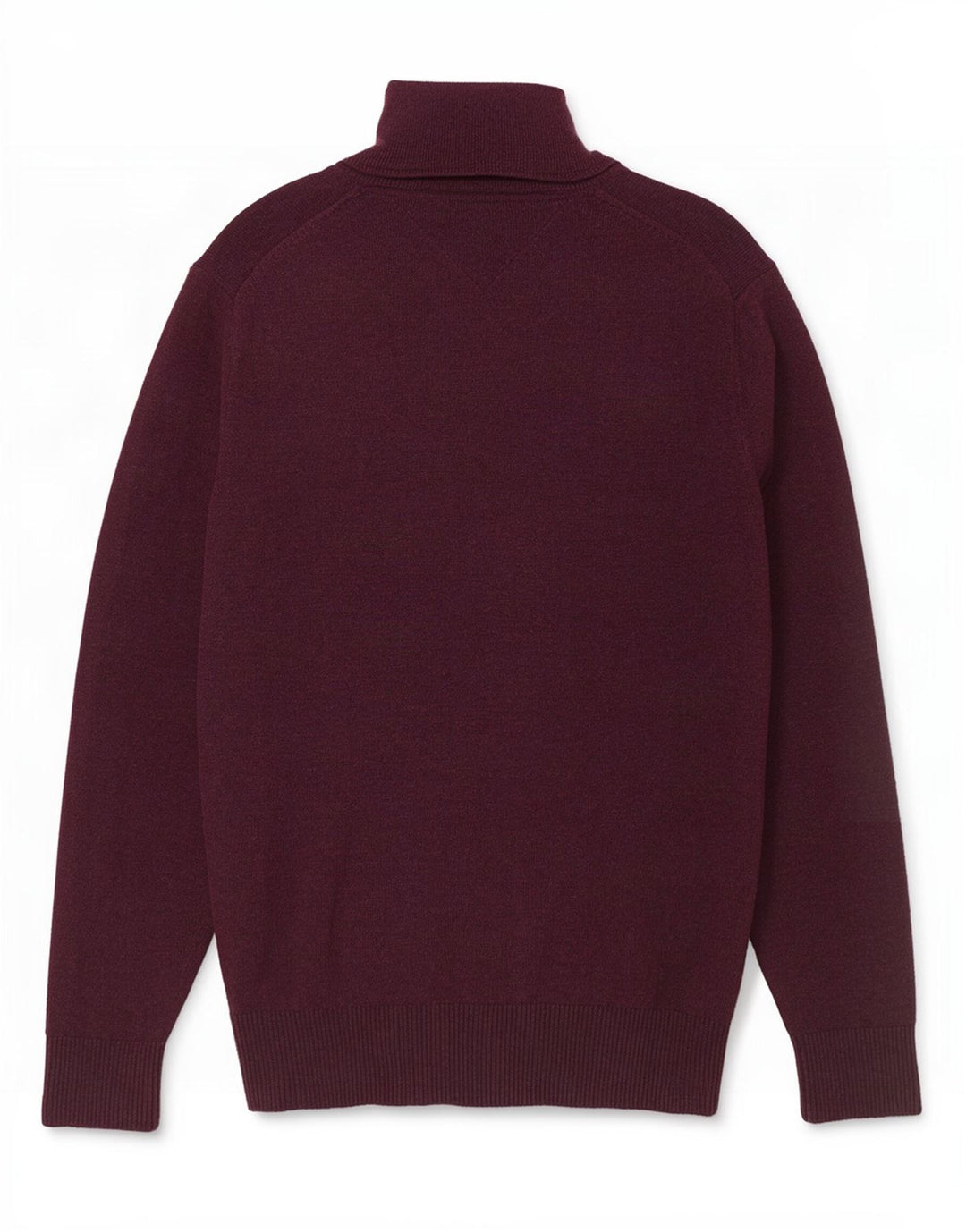 Męski sweter zapinany na guziki Tommy Hilfiger, mały, bordowy, bawełniany