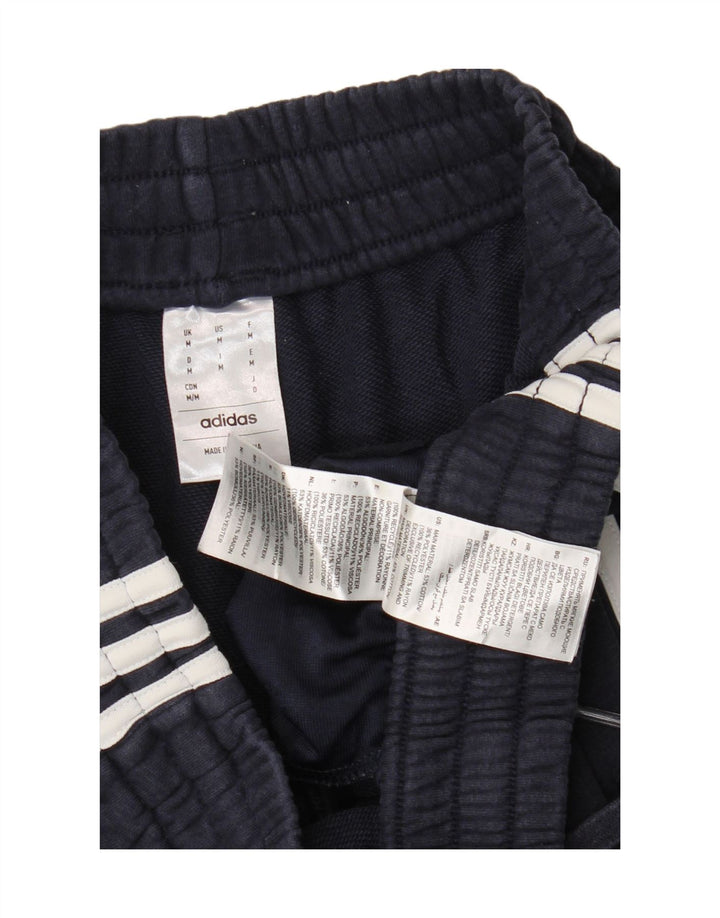 Męskie spodenki sportowe Adidas, średnie, granatowe, bawełniane