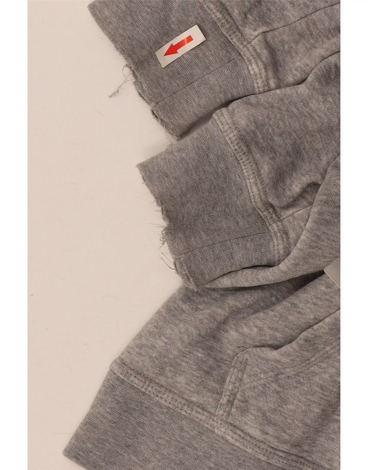 Męski sweter z kapturem Nike, średnioszary, bawełniany