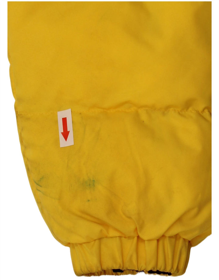 Damska dwustronna, oversize'owa kurtka wyściełana Helly Hansen UK 10, mała, żółta