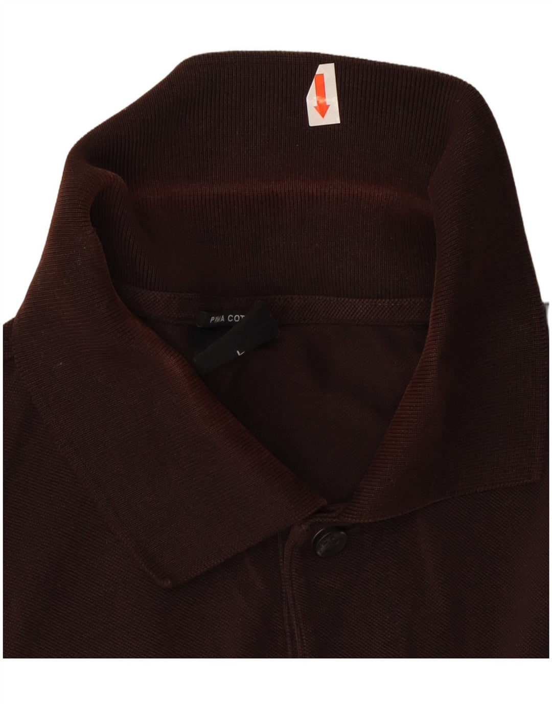 Męska koszulka polo Hugo Boss, duża, brązowa, bawełniana