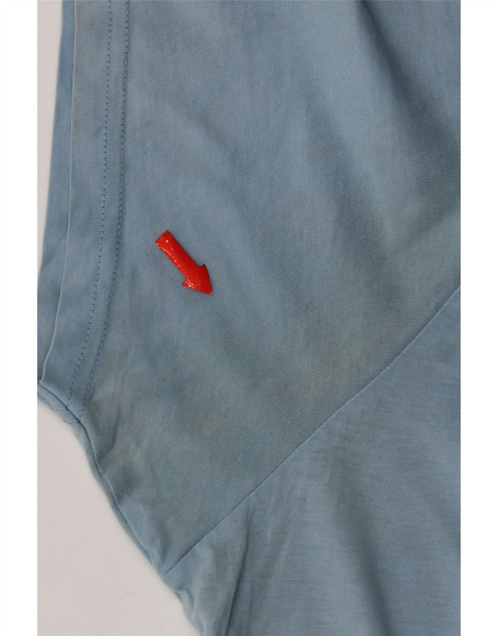 Męski T-shirt z grafiką Gant, 3XL, niebieska bawełna