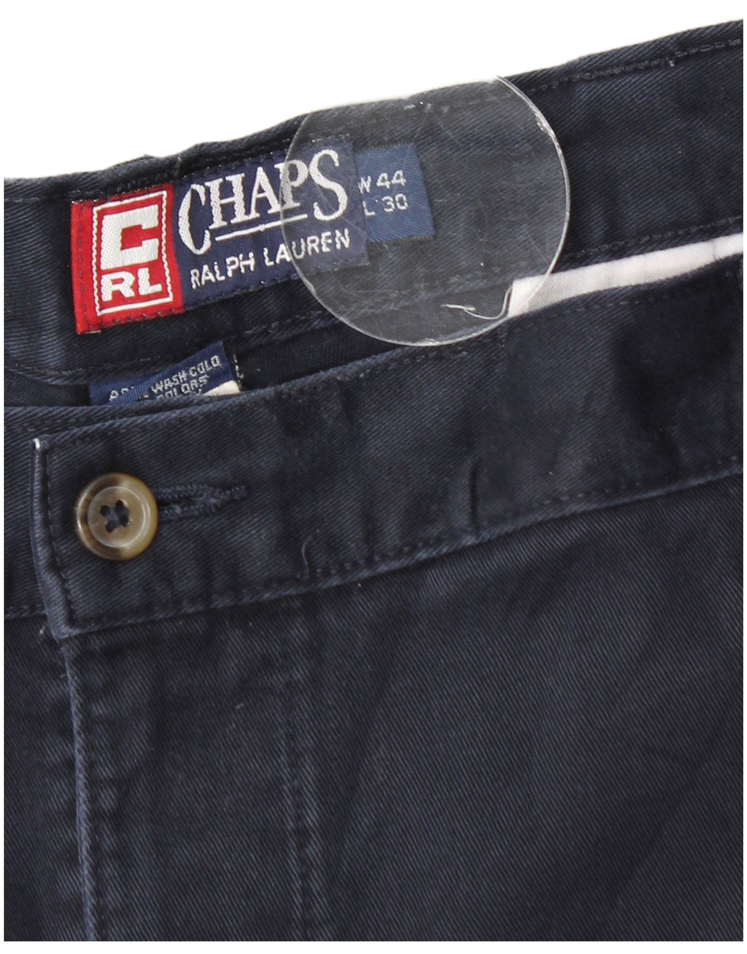 Męskie spodnie Chino CHAPS W44 L30 Granatowa bawełna