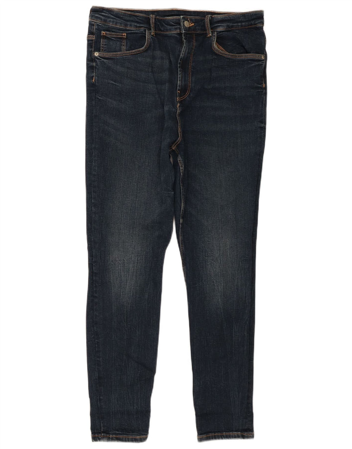 Jeansy damskie Zara Slim EU 46 XL W36 L28 Granatowe