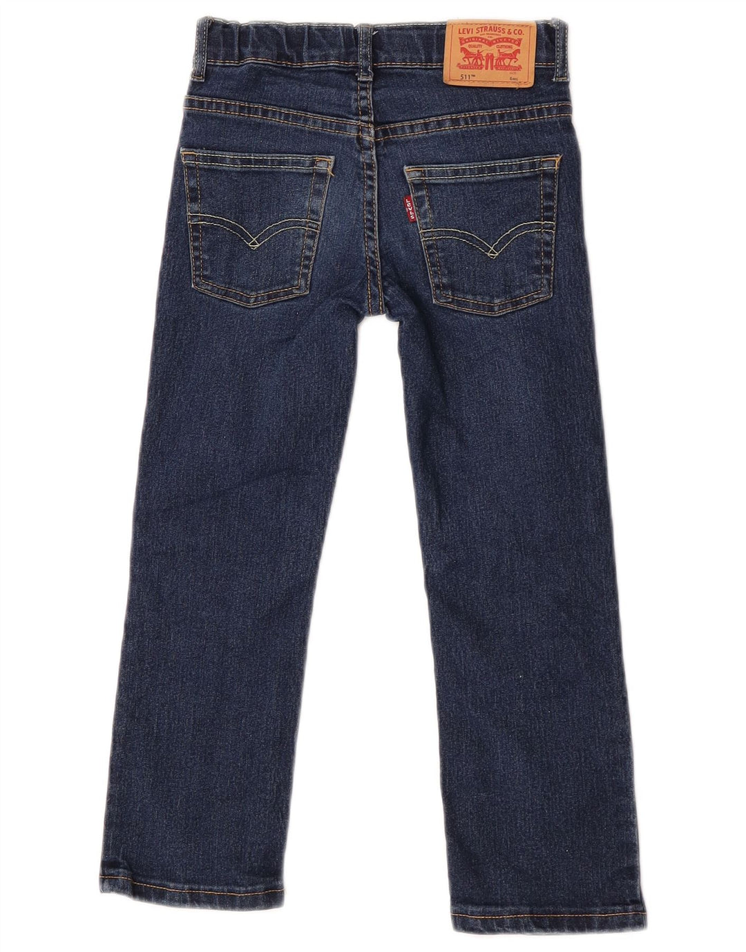 Levi's Boys 511 Slim Jeans 5-6 lat W22 L19 Niebieska bawełna