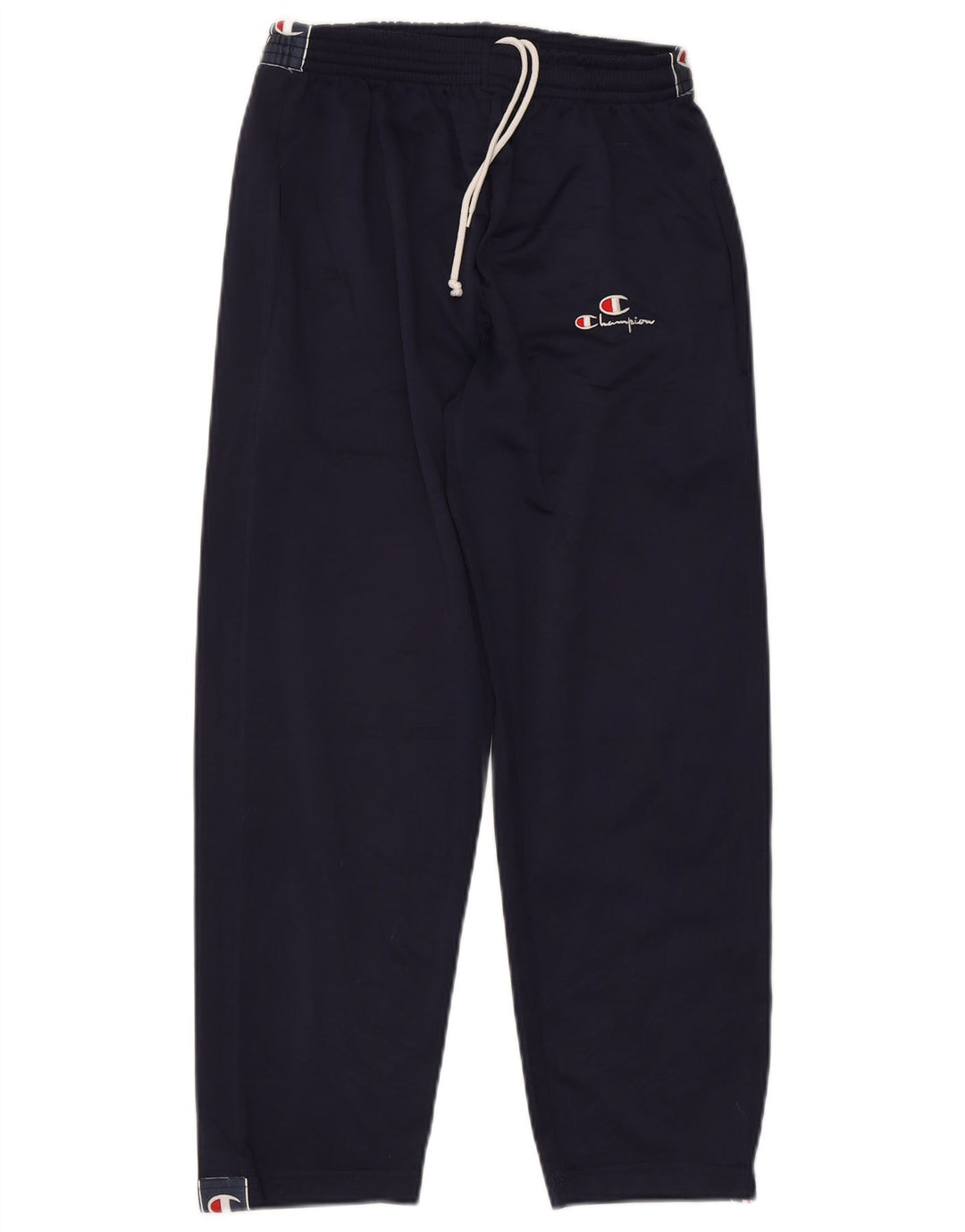 CHAMPION Mens Tracksuit Trousers Small  Navy Blue Polyester