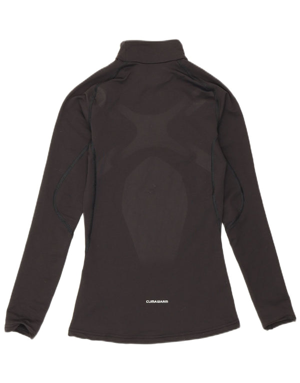 Damska koszulka Adidas Climawarm z długim rękawem UK 4 XS, czarny nylon