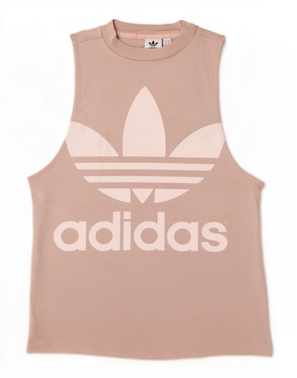 Damska kamizelka Adidas Graphic Top UK 6 XS Beżowa bawełna
