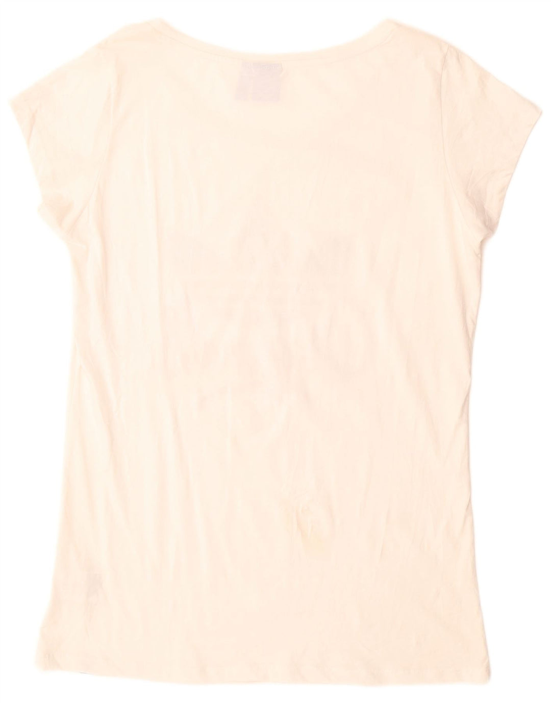 Damska koszulka ADIDAS z grafiką o długim kroju, UK 22 XL, biała bawełna