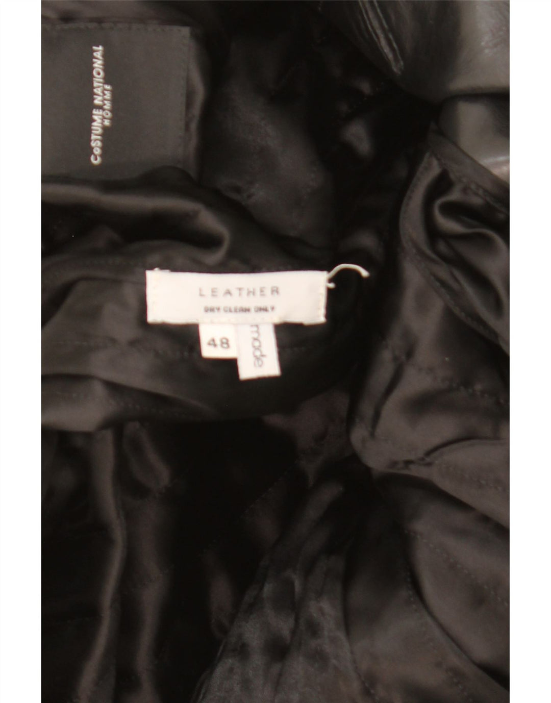 Kostiumowa męska marynarka dwurzędowa National IT 48 Medium Black