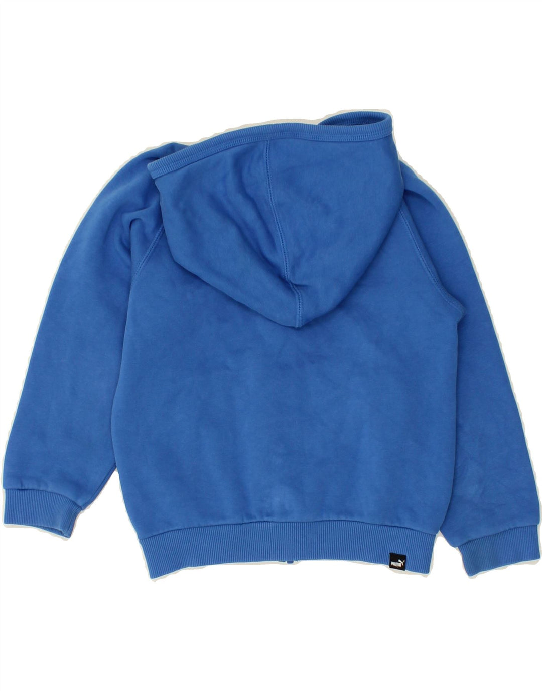 PUMA Boys Zip Hoodie Sweater 3-4 Years Blue Cotton Vintage Puma and Second-Hand Puma from Messina Hembry 