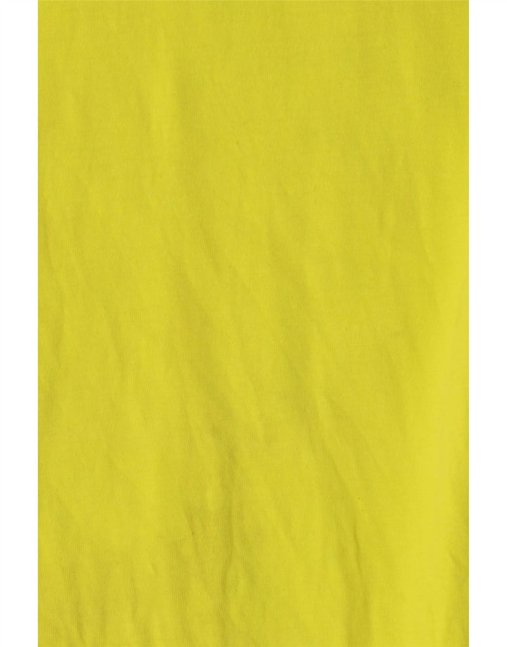 Koszulka męska Umbro Top 2XL Żółta bawełna