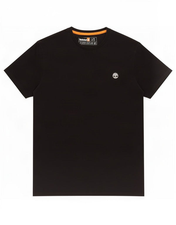 T-shirt męski slim fit Timberland, duży, czarny, bawełniany