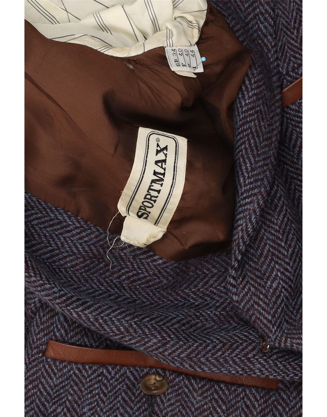 Damska marynarka Sportmax Country Wear IT 44 Średni granat