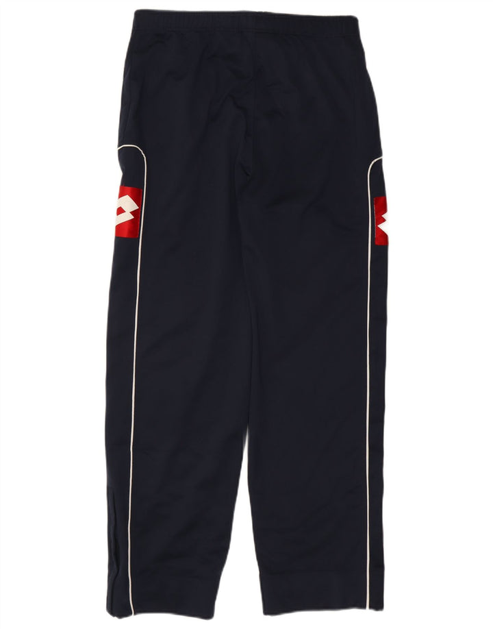 Męskie spodnie dresowe z grafiką LOTTO, średni granat