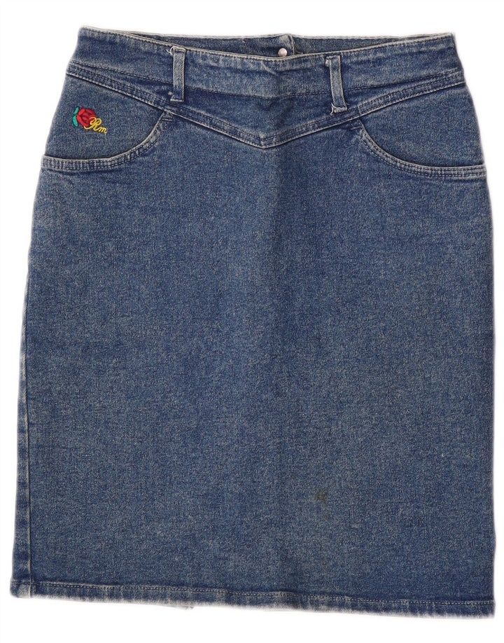 Damska spódnica dżinsowa MASH IT 42 Medium W32 Niebieska bawełna