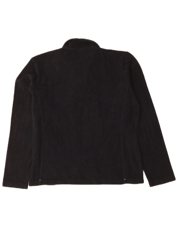 Damski sweter polarowy CHAMPION z zamkiem błyskawicznym UK 18 XL, czarny poliester