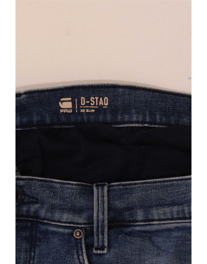 Męskie dżinsy w trudnej sytuacji G-Star W34 L32 Niebieskie