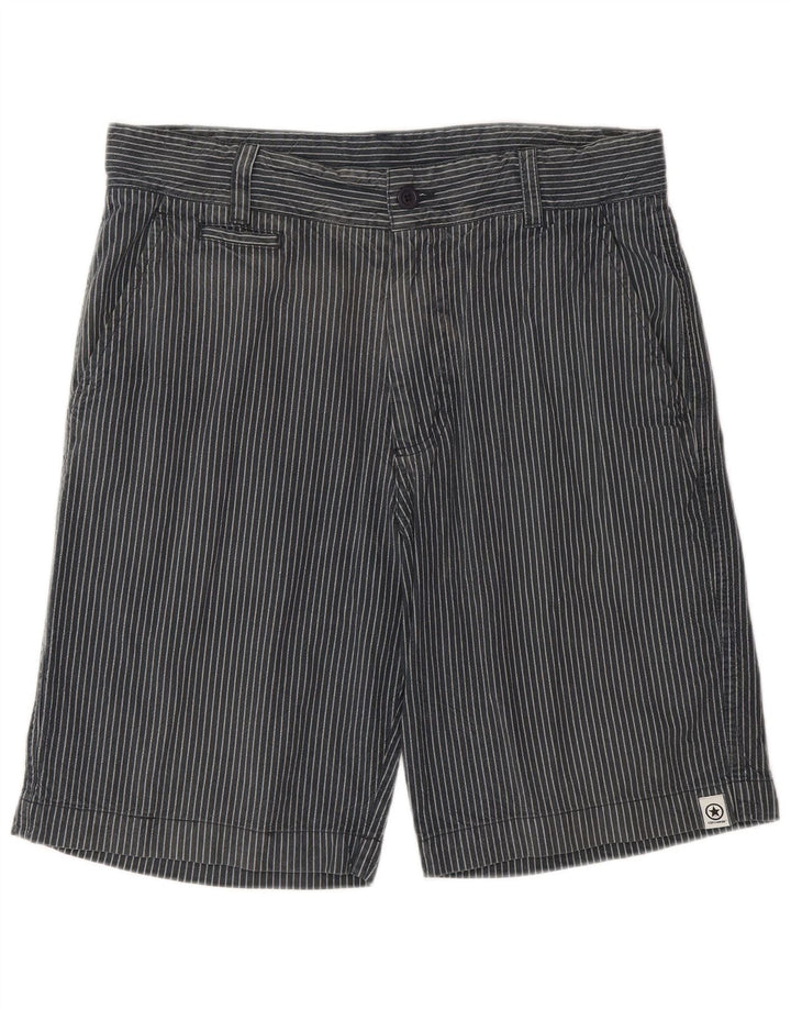 Męskie spodenki chino Converse Medium W32, szare, bawełniane w paski