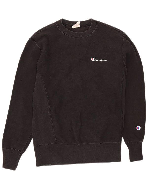 Damska bluza z grafiką Champion UK 10, mała, czarna bawełna