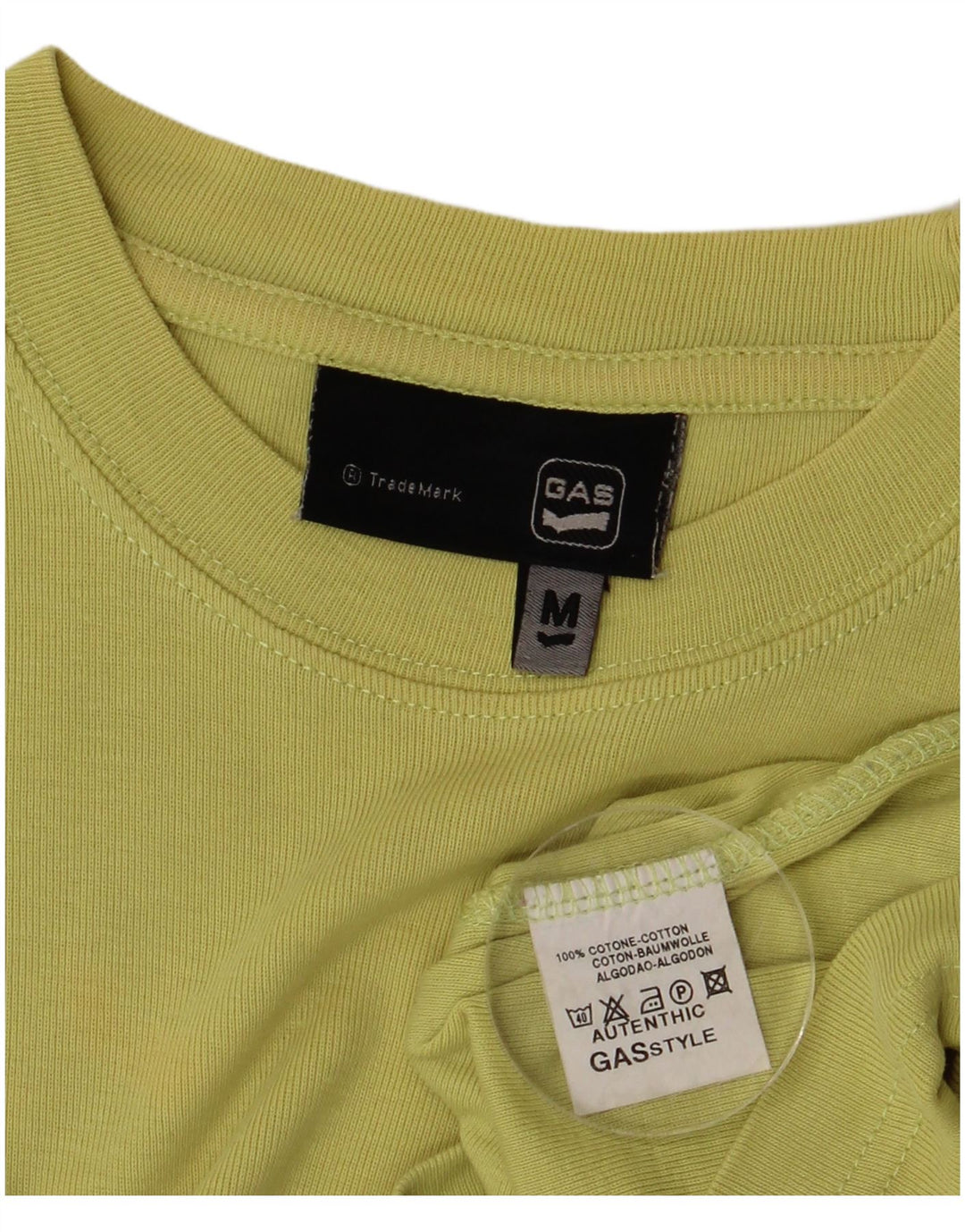 T-shirt damski Gas Top UK 12 Średni zielony bawełniany