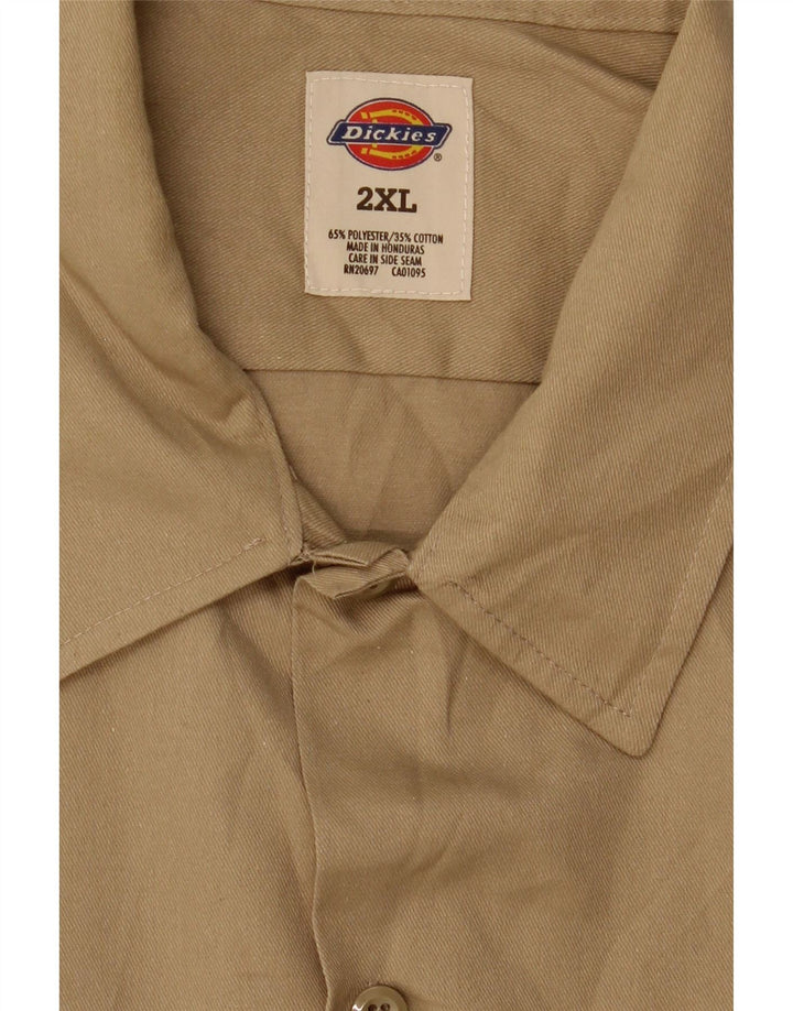 Koszula męska Dickies 2XL, brązowy poliester