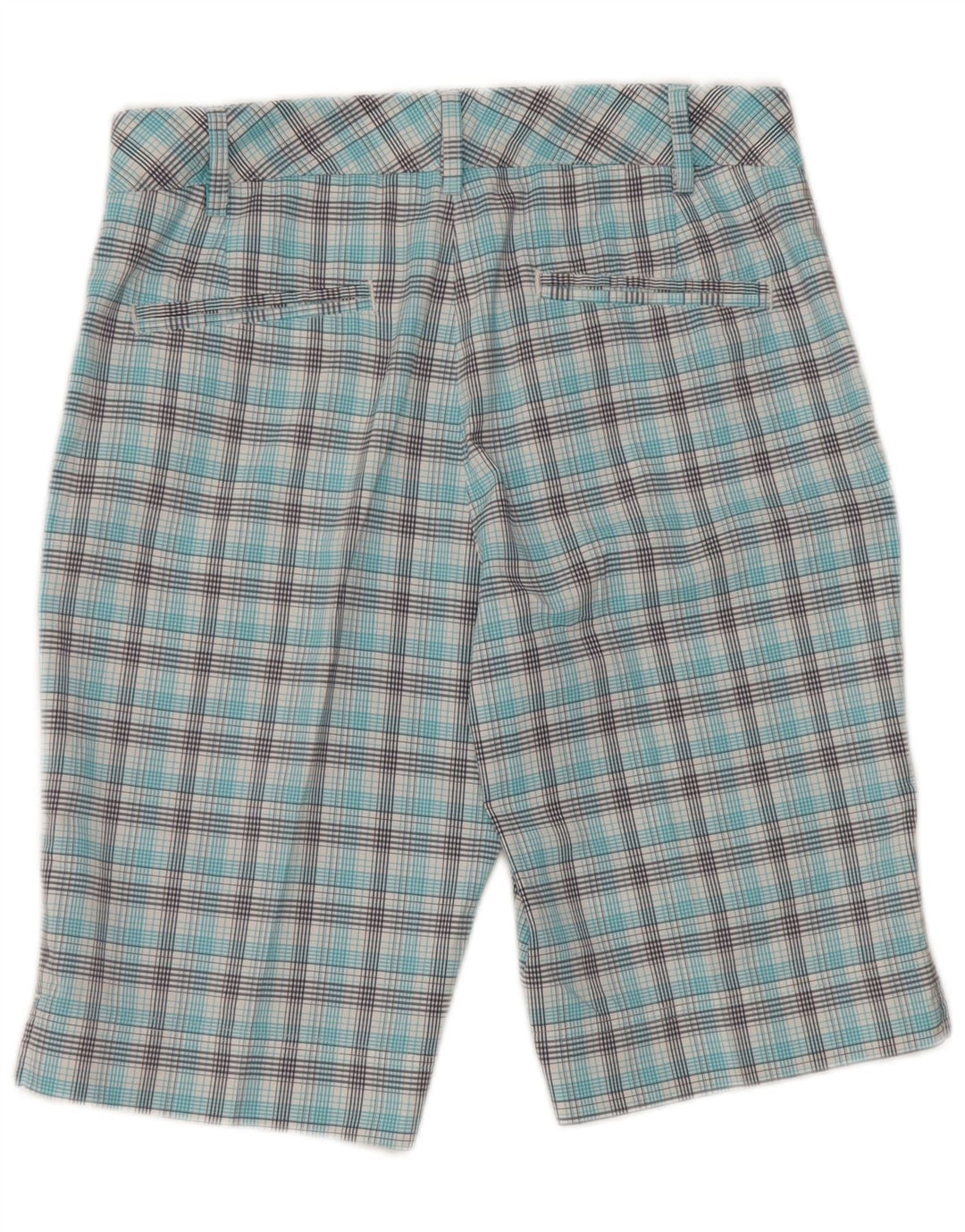 Męskie spodenki Chino Puma UK 8 Small W28 w niebieską kratkę