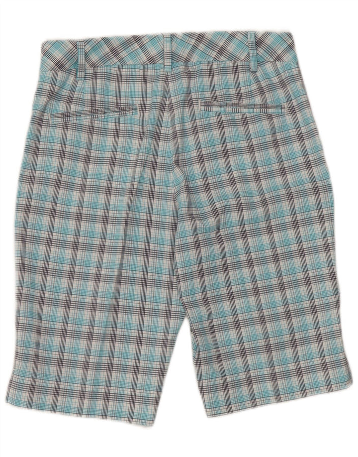 Męskie spodenki Chino Puma UK 8 Small W28 w niebieską kratkę