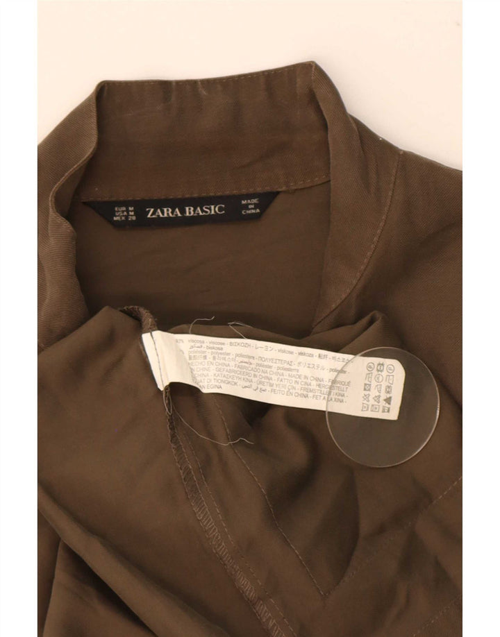 Damska kurtka użytkowa Zara UK 14, średnia wiskoza khaki