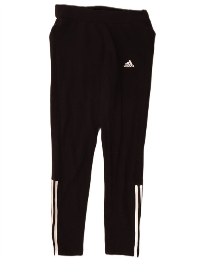 Legginsy Damskie Adidas UK 8/10 Małe Czarne Bawełniane