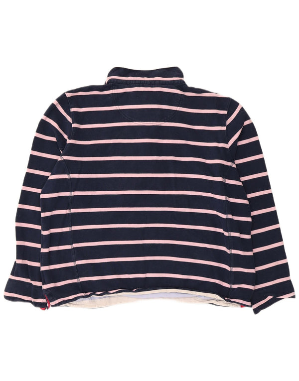 Crew Clothing Damska bluza oversize, sweter UK 18 XL, granatowa w paski