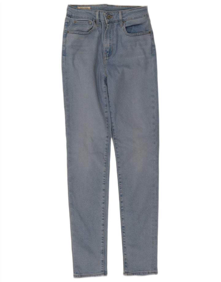 Damskie jeansy skinny Levi's W26 L30 Niebieski Lyocell