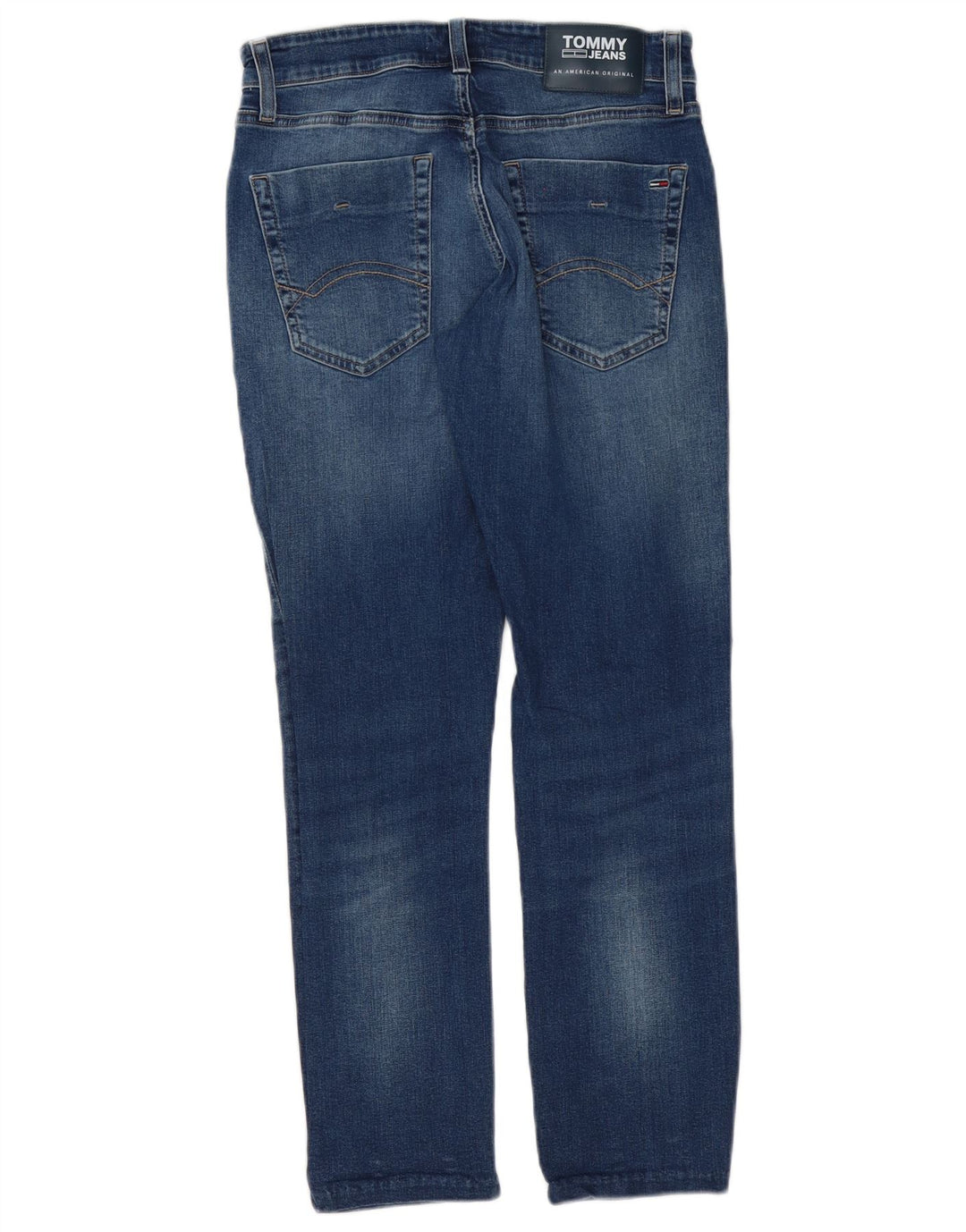 Męskie jeansy slim fit Tommy Hilfiger W30 L28 Niebieskie bawełniane