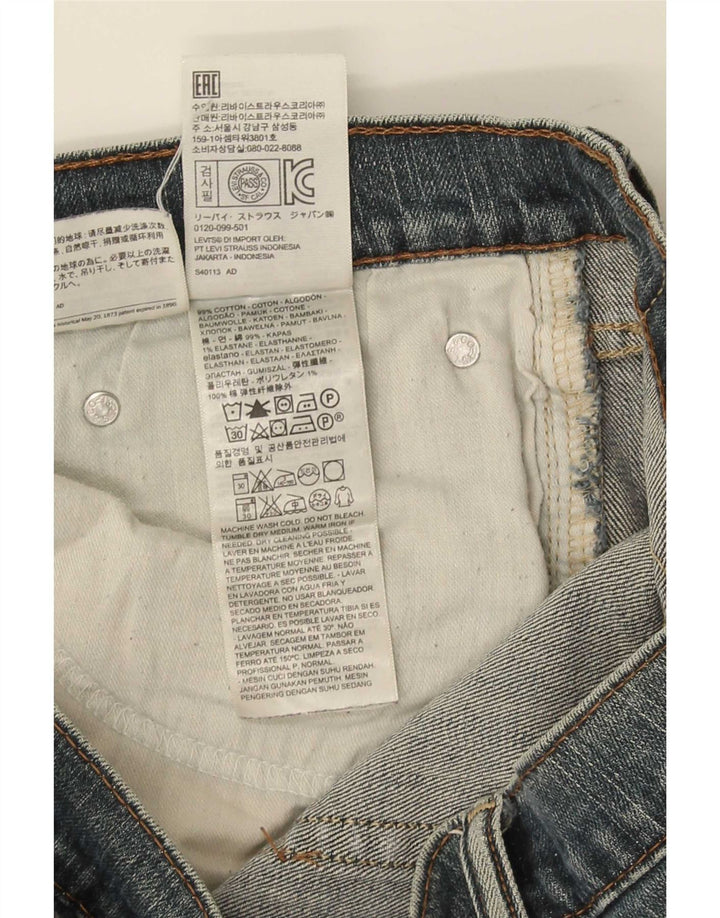 Męskie proste dżinsy Levi's W36 L27 Niebieskie