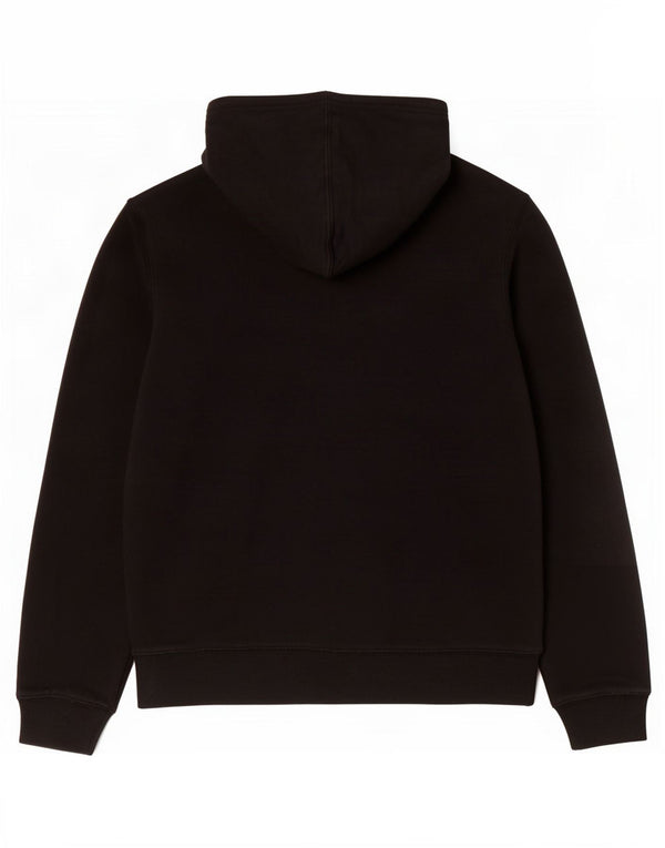 Champion Womens Graphic Hoodie Jumper UK 18 XL Black Cotton