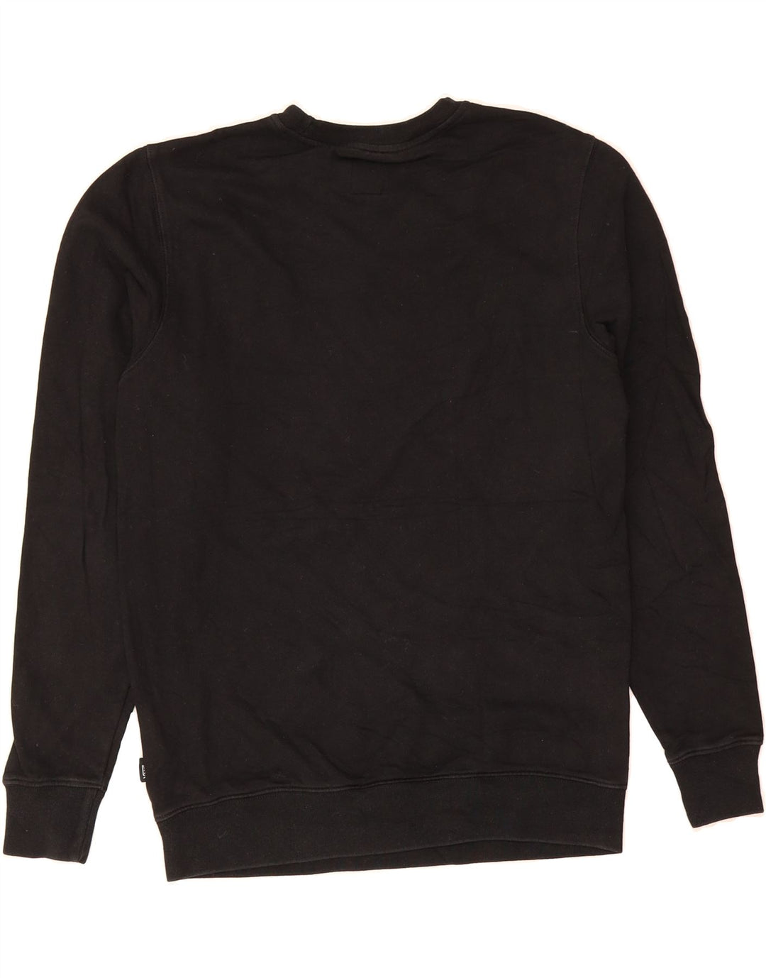 VANS Mens Graphic Sweatshirt Jumper XS Black Cotton Vintage Vans and Second-Hand Vans from Messina Hembry 