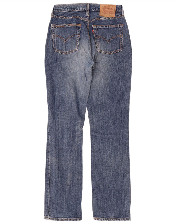 Damskie jeansy Levi's 595 Straight W31 L34 Niebieskie bawełniane