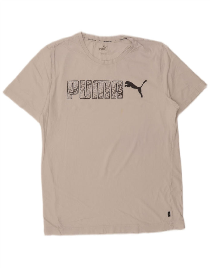 Męska koszulka z grafiką Puma Top, średnia biel