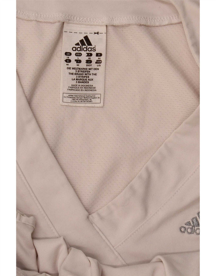 Adidas Damska Kamizelka Climalite Top UK 18 XL Biała