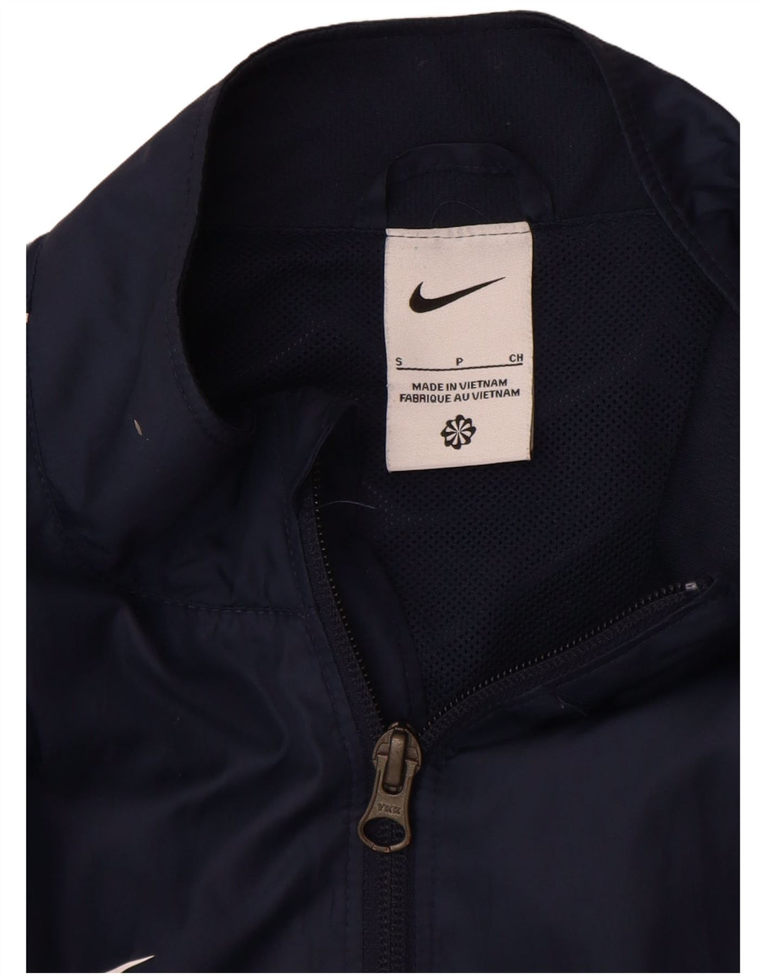 Męska kurtka przeciwdeszczowa Nike, mała, granatowa, poliestrowa