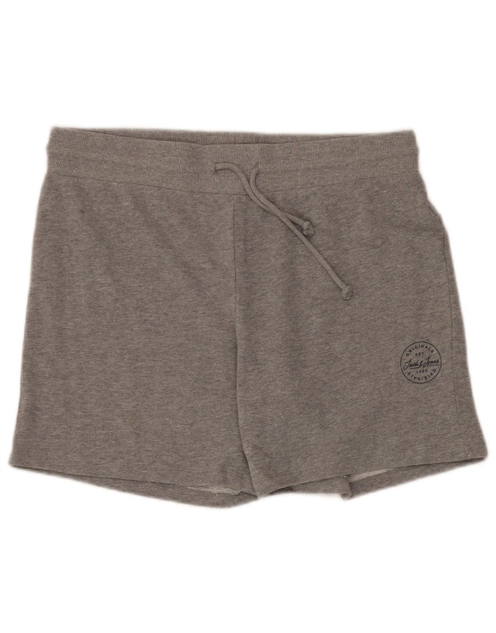 Męskie spodenki sportowe JACK & JONES, duże, szare, bawełniane