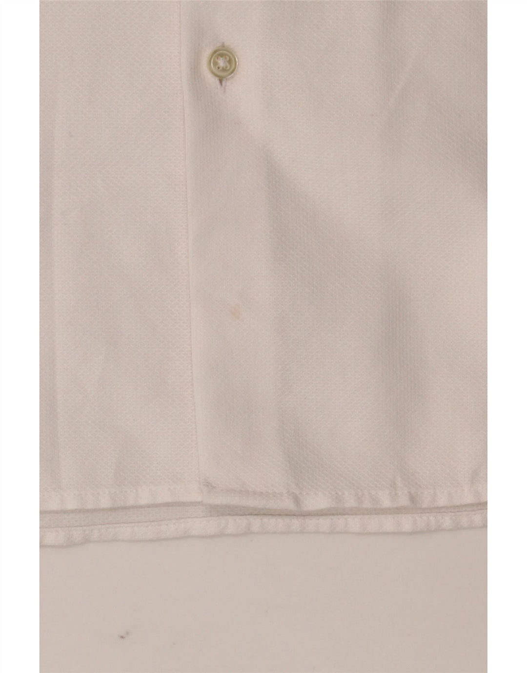 Męska koszula slim fit z krótkim rękawem ZARA, średnio biała