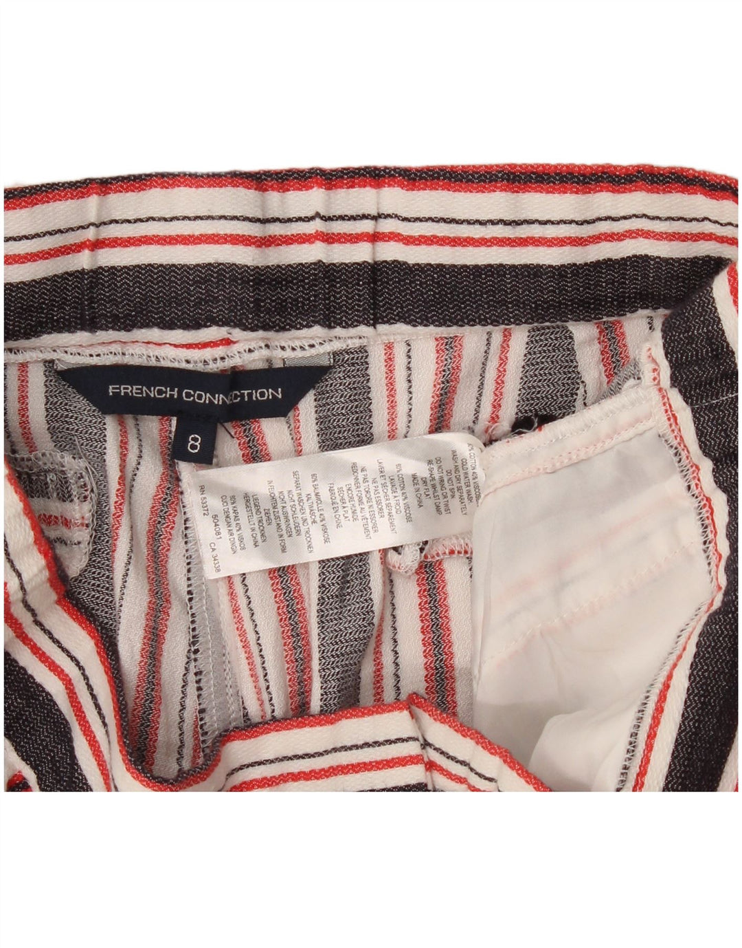 Damskie spodenki Chino French Connection UK 8 Small W28 w wielokolorowe paski