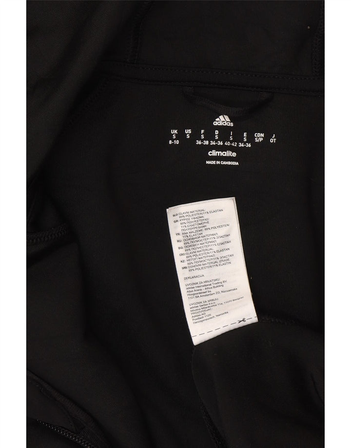Damski sweter Adidas Climalite Oversized Zip Hoodie UK 8/10 Small Black