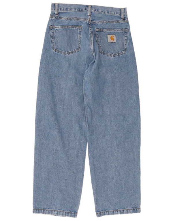 Damskie jeansy z wysokim stanem CARHARTT W27 L28 Niebieskie bawełniane
