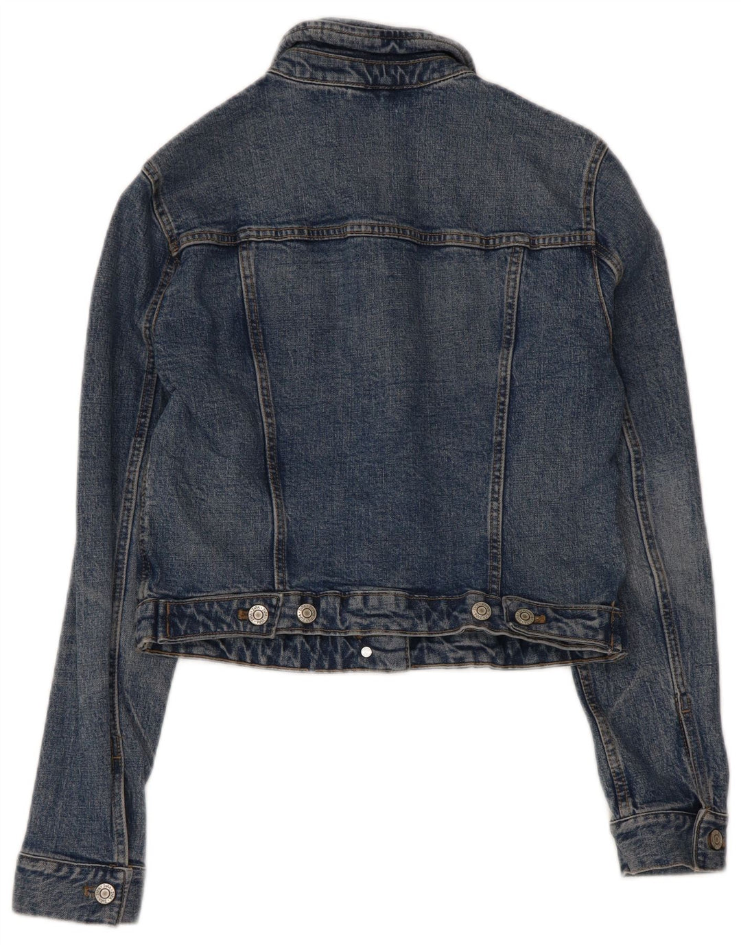 Damska kurtka jeansowa Zara Crop UK 10, mała niebieska