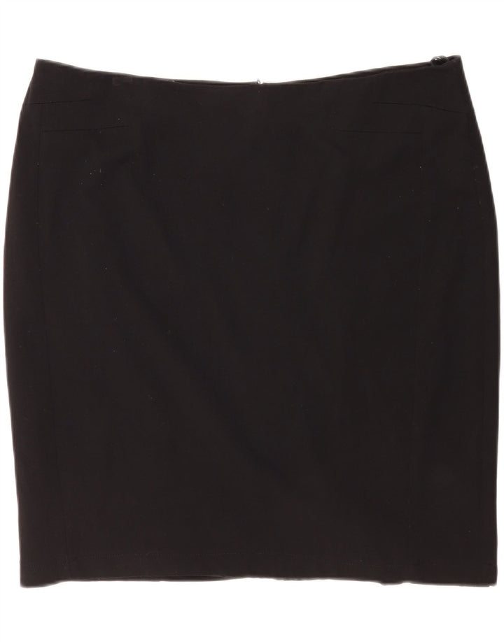 Marks & Spencer Damska spódnica ołówkowa UK 20 2XL W38 Czarny poliester