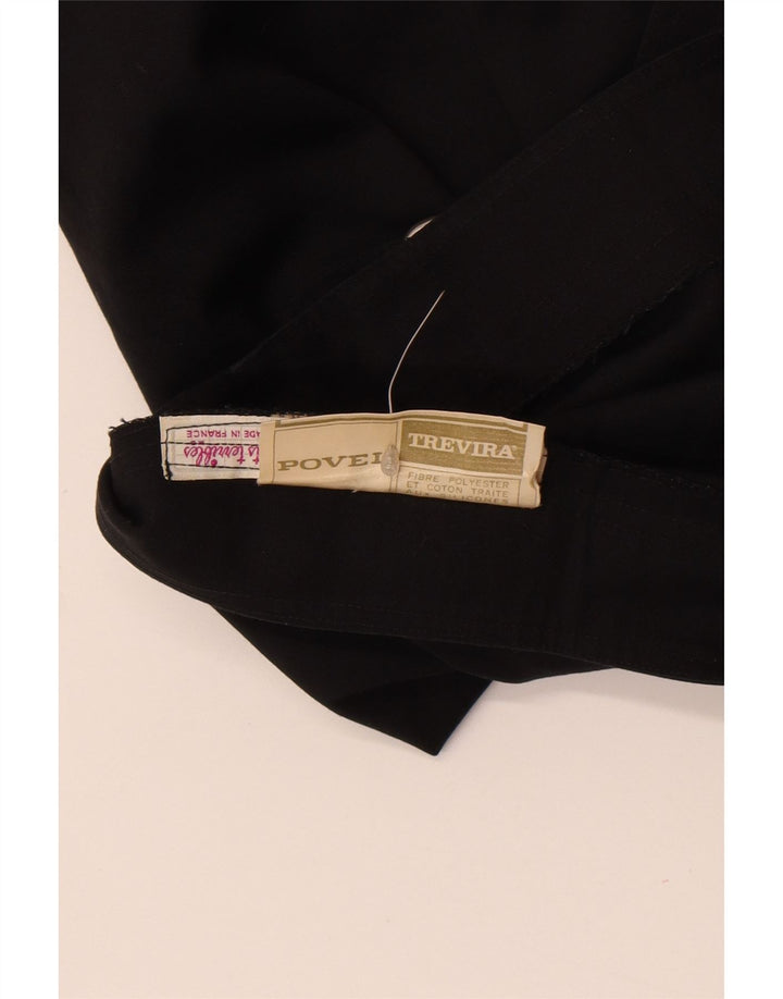 Damska spódnica kopertowa Trevira W32, duży, czarny poliester