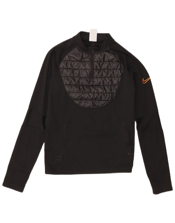 Chłopięcy sweter Nike Therma-Fit z zamkiem błyskawicznym, 13-14 lat XL, czarny