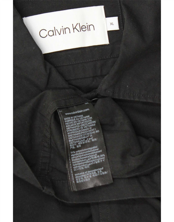 Koszula męska Calvin Klein XL, czarna, bawełniana